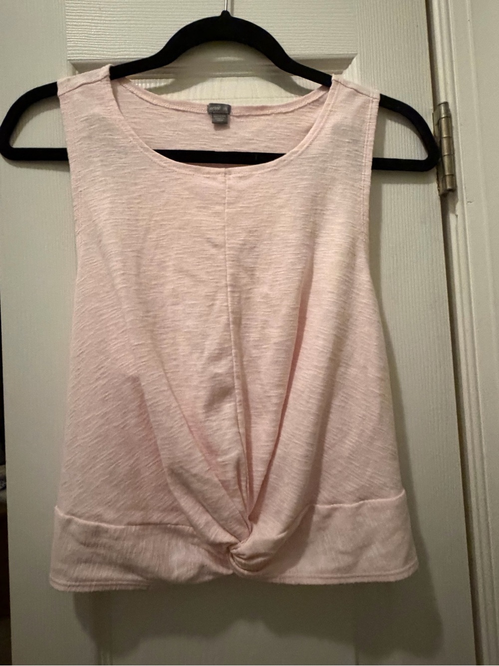 aerie Light Pink Twist-Front Tank Top